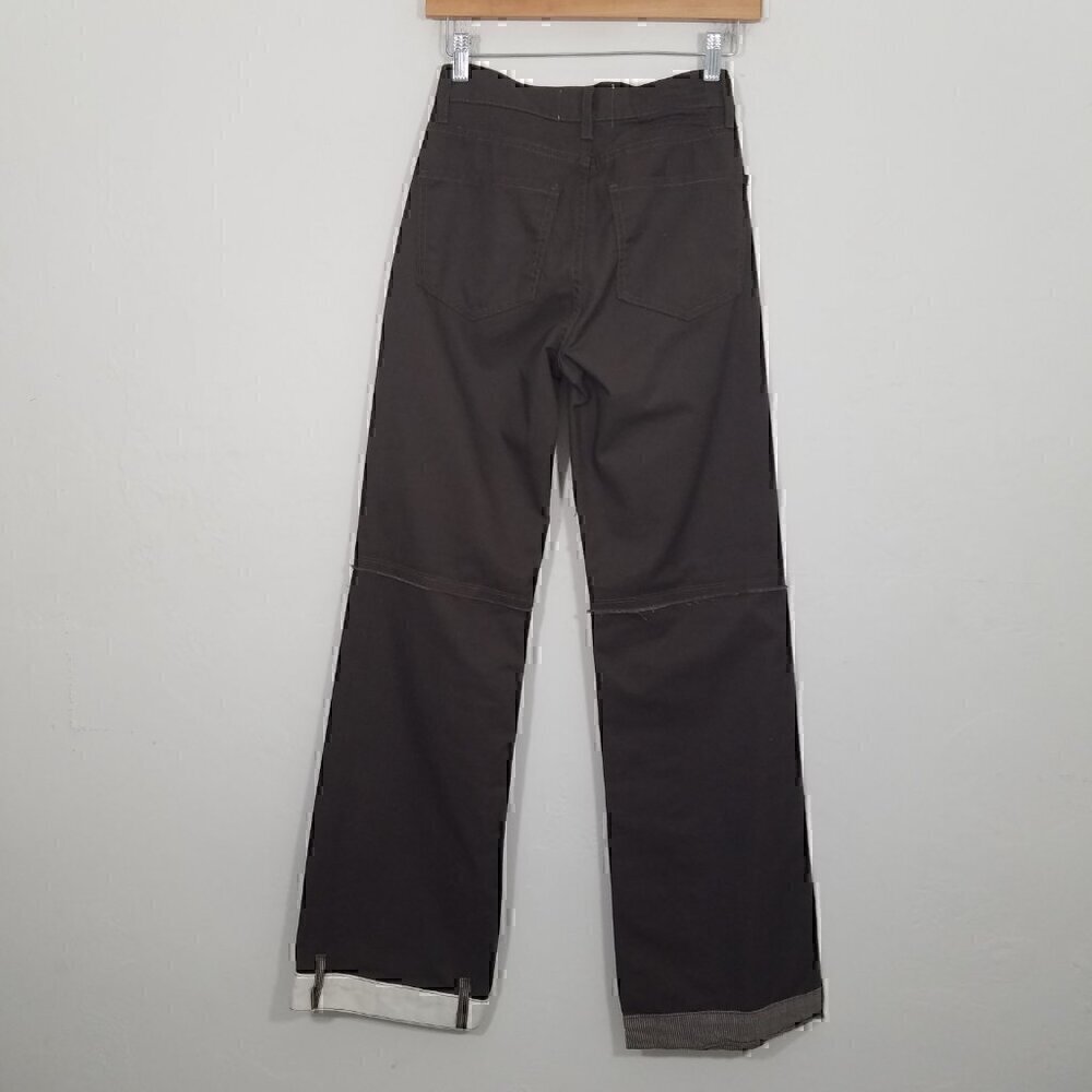 REVOLVE Jacket and Jeans Set Matchmaker Coffee Shop Patchwork Size 23 - Picture 11 of 13